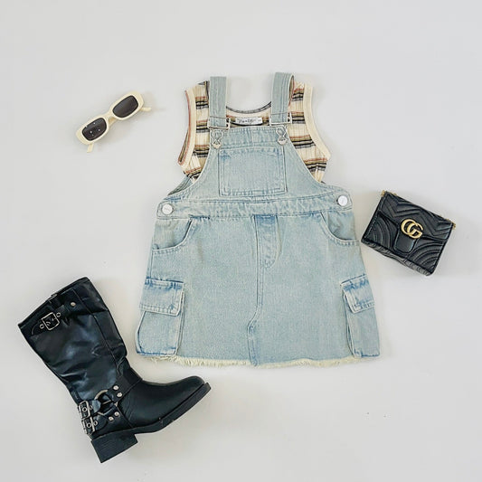 Riley overall skirt