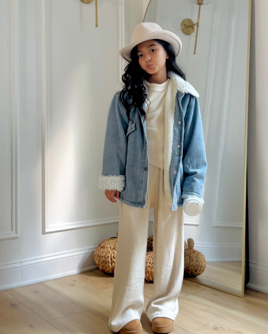 Julia lined denim jacket