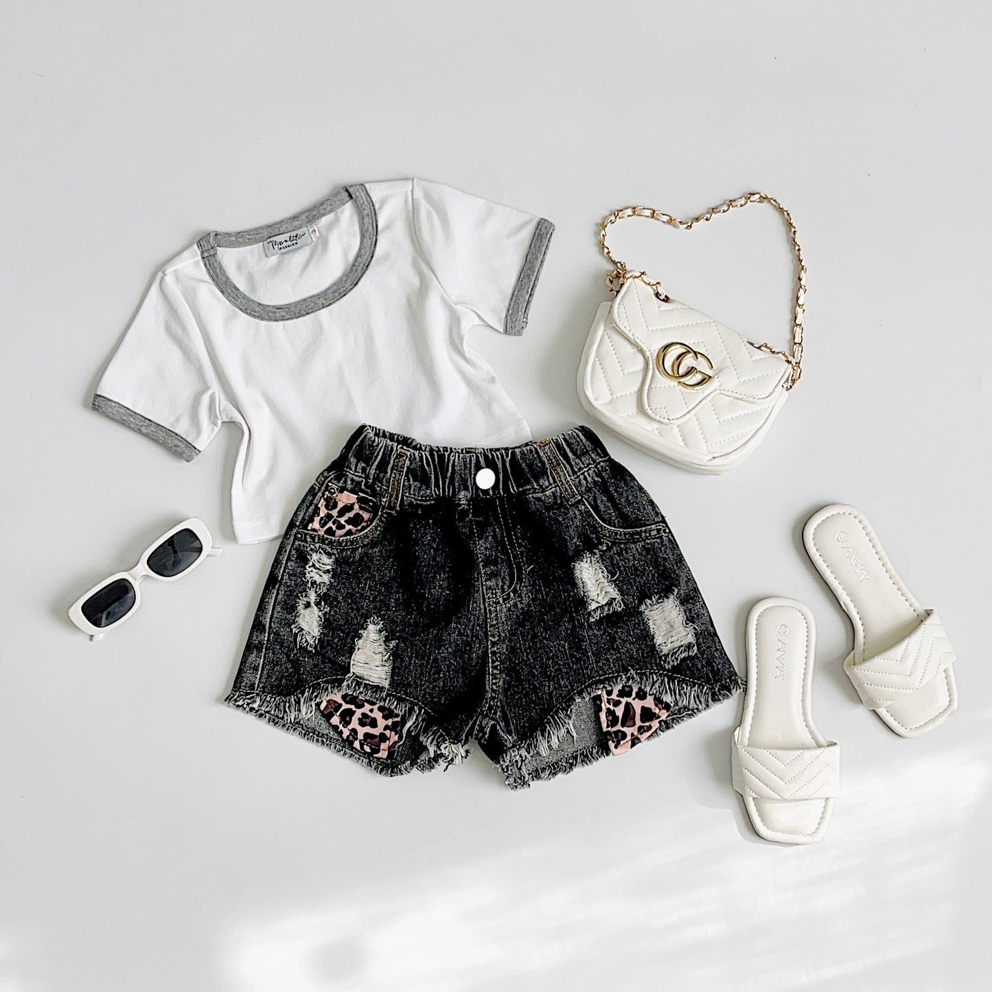 Brook cropped tee