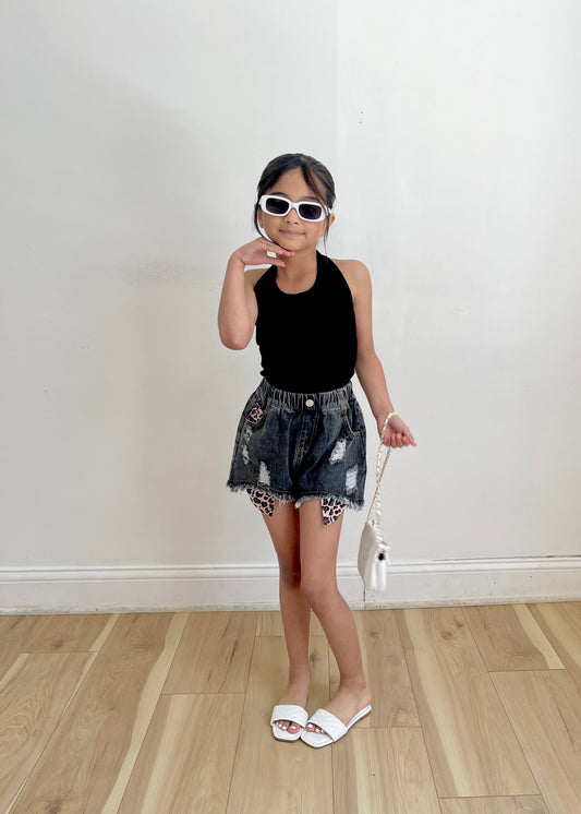 Camila denim shorts