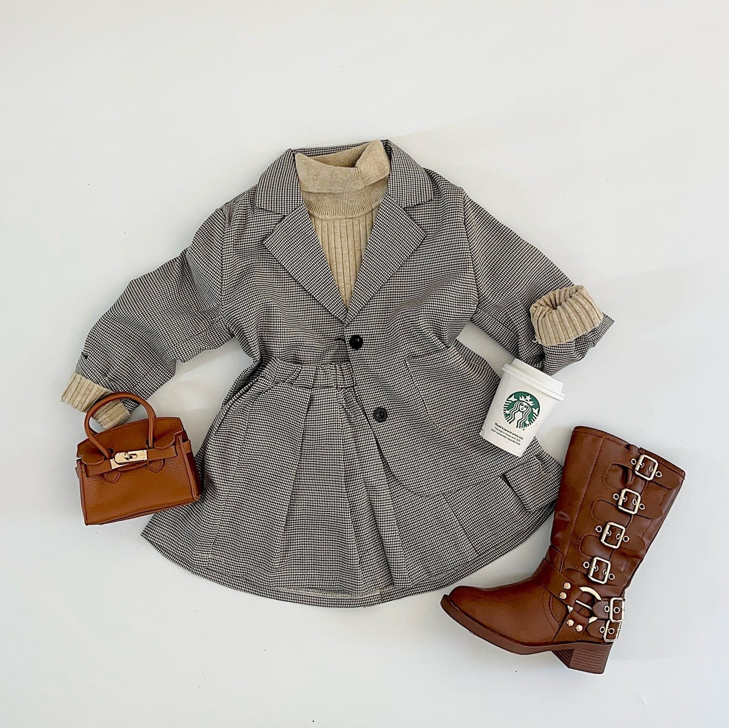 Ash blazer set