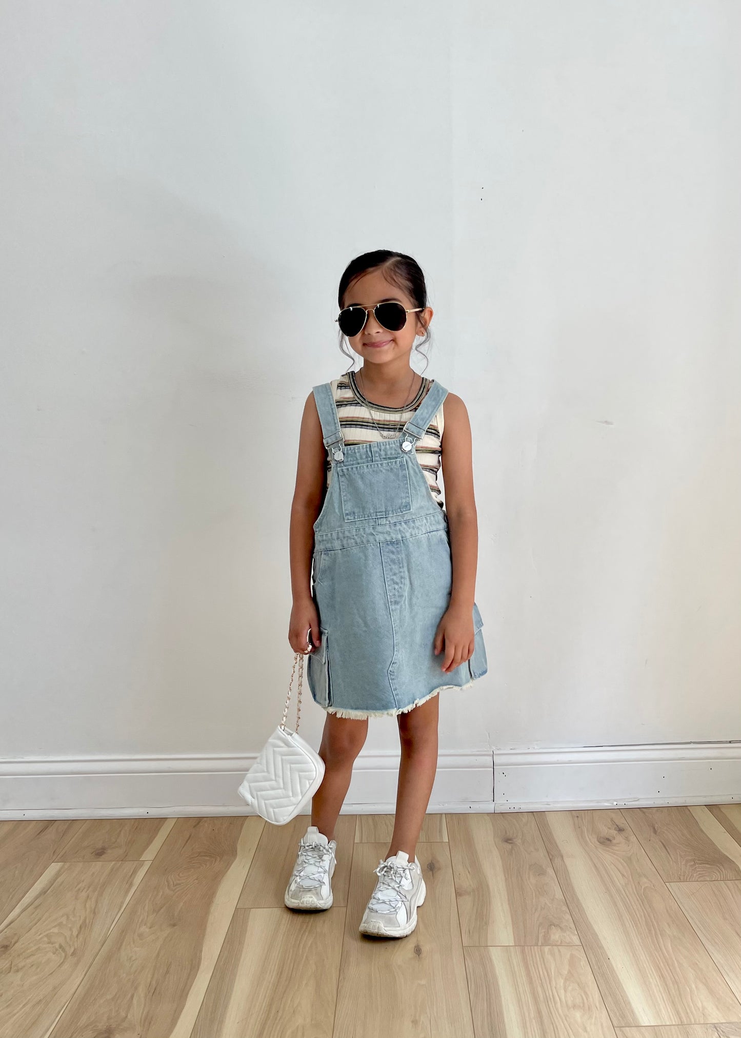 Riley overall skirt