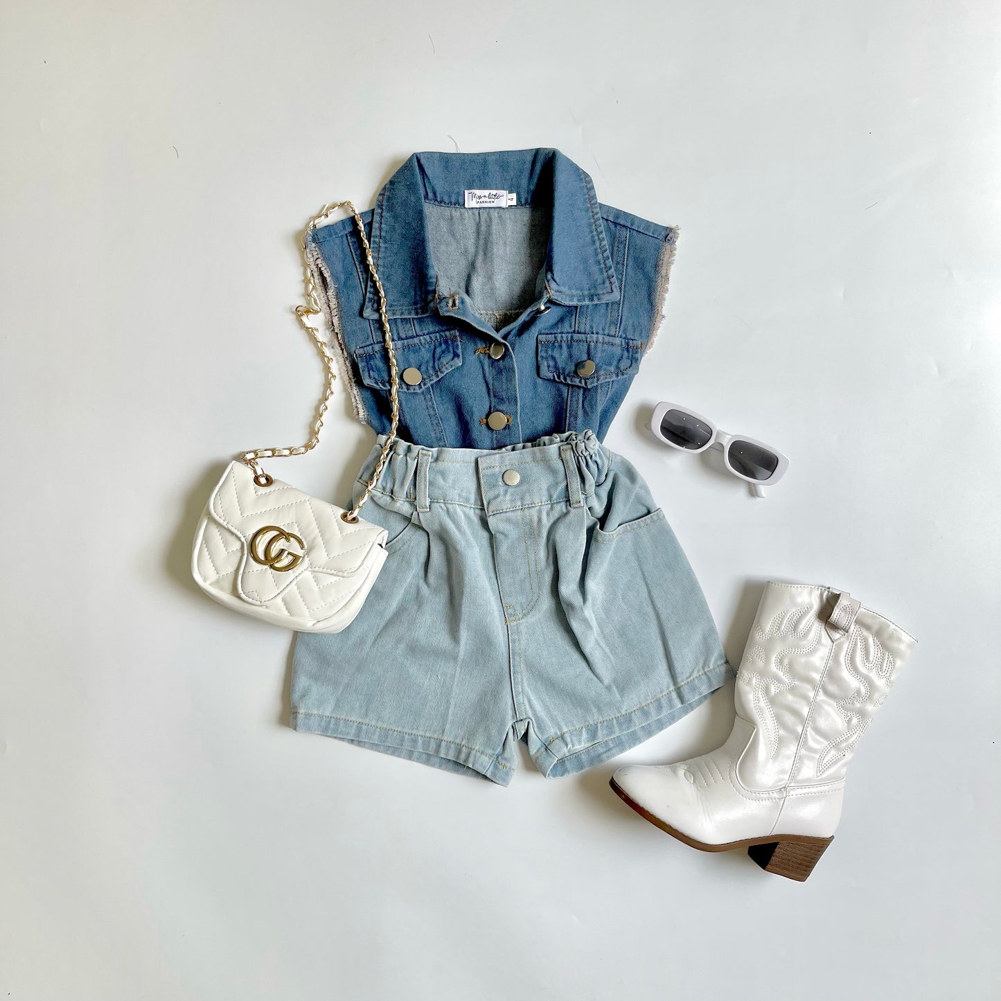 Dahlia denim vest